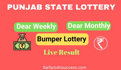 punjab lottery result today live 6pm|Punjab State Lottery Result 27.8.2024 Dear 20 Monthly.